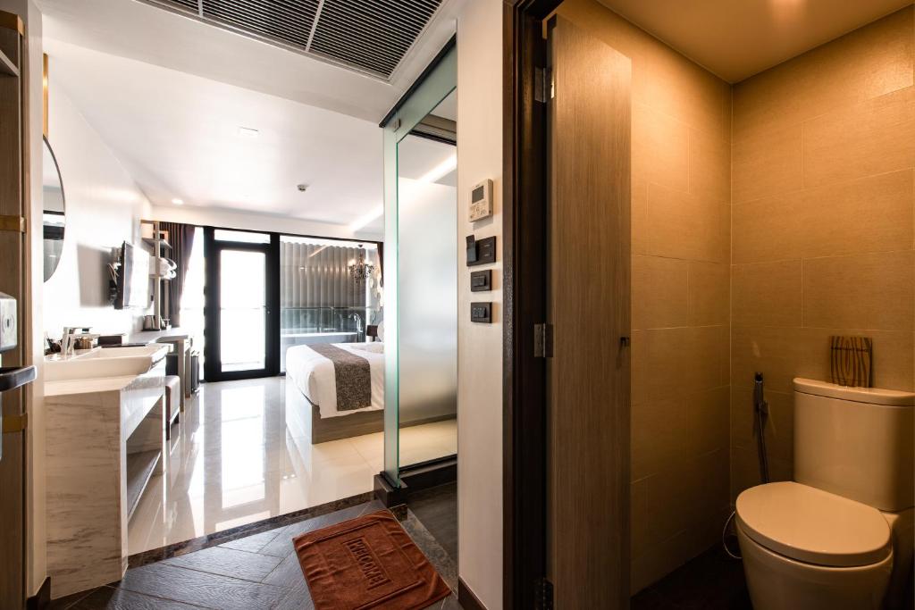 Двухместный (Двухместный номер Делюкс с 1 кроватью и видом на море), blackwoods Hotel Pattaya