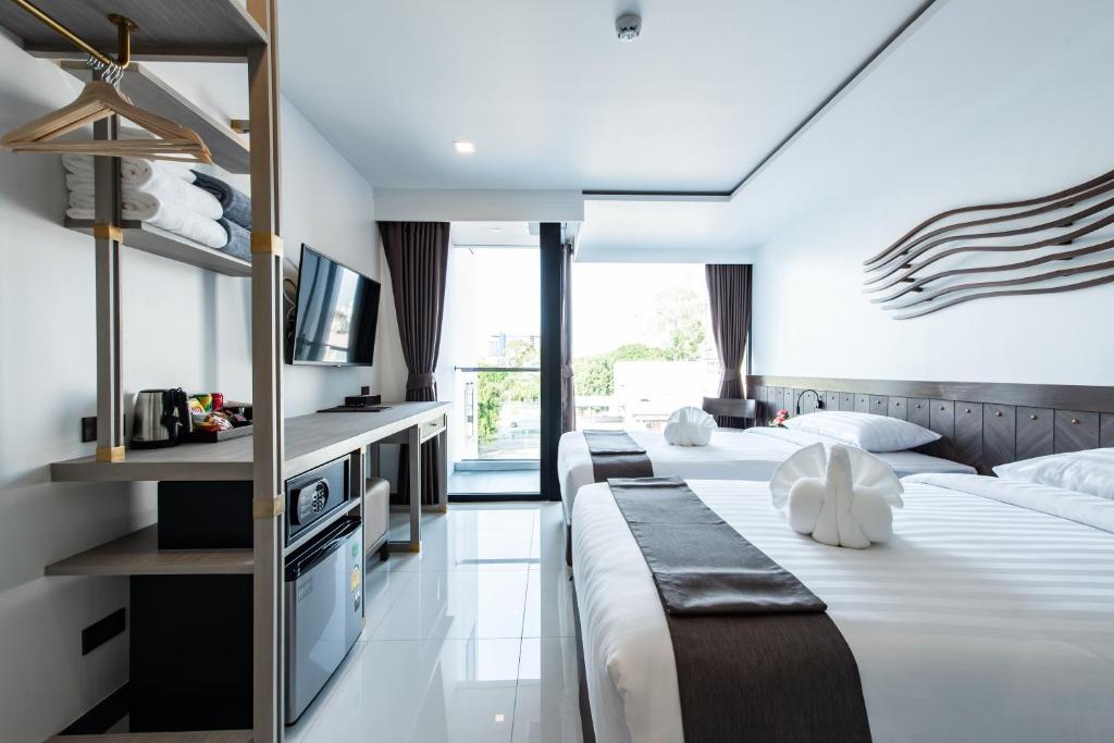 Двухместный (Стандартный двухместный номер с 1 кроватью), blackwoods Hotel Pattaya
