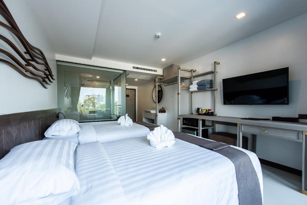 Двухместный (Стандартный двухместный номер с 1 кроватью), blackwoods Hotel Pattaya