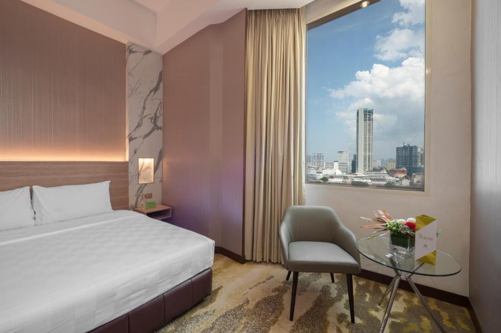 Четырехместный (Двухместный номер Делюкс с 1 кроватью), Cititel Penang