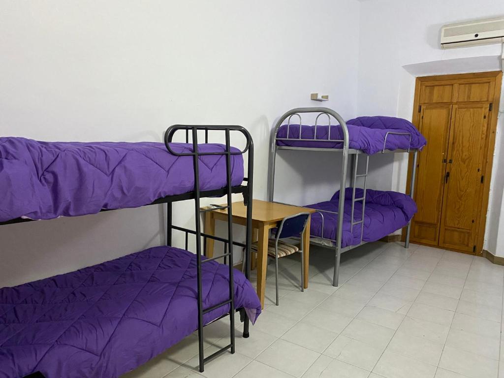 Четырехместный (Четырехместный номер эконом-класса с общей ванной комнатой), Albergue las Veletas
