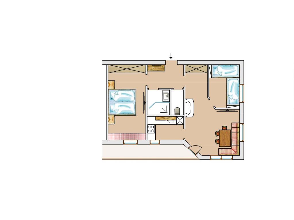 Апартаменты (Апартаменты 6 (для 4 взрослых)), Appartementhaus Sonnenschein