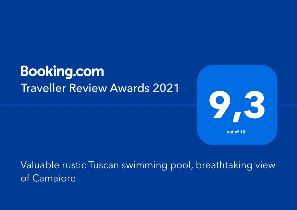 Valuable rustic Tuscan swimming pool, breathtaking view of Camaiore photo 1