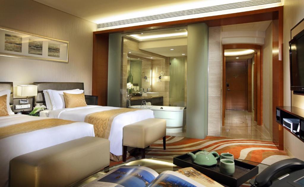 Двухместный (Двухместный номер Делюкс с 2 отдельными кроватями), InterContinental Hangzhou