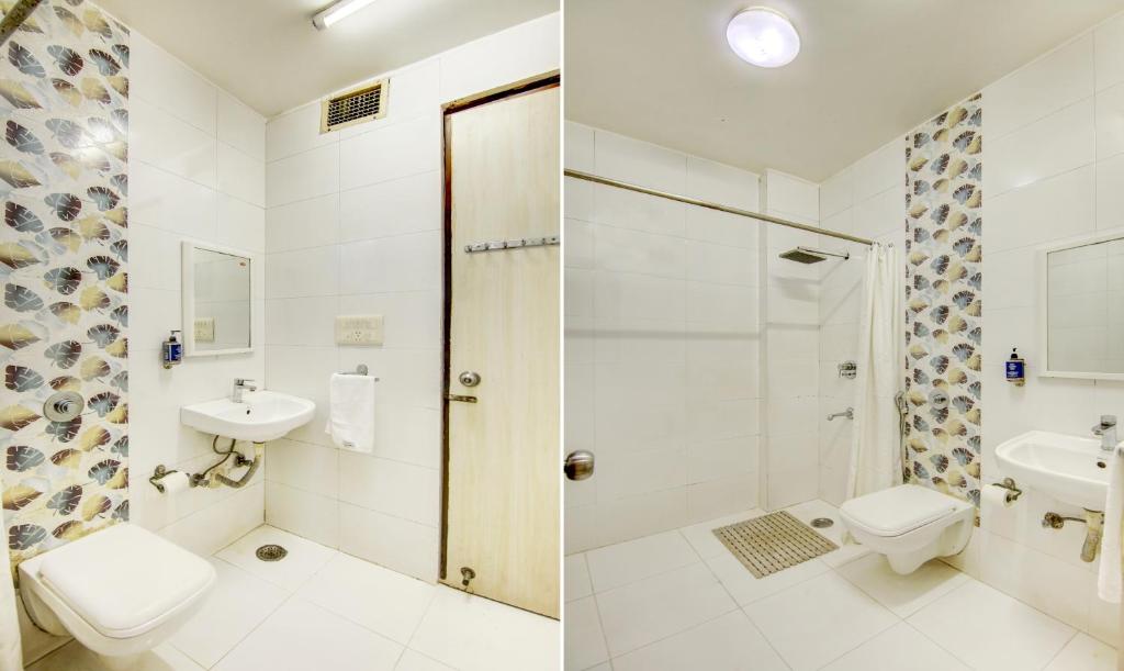 Двухместный ([Sanitized] Deluxe Double Room), Treebo Rockwell Plaza