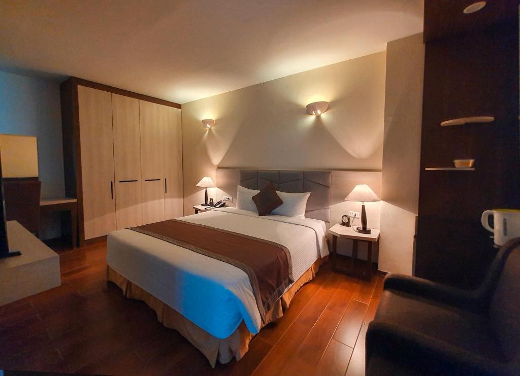Двухместный (Номер с кроватью размера «king-size» и видом на море), Muong Thanh Dien Chau Hotel