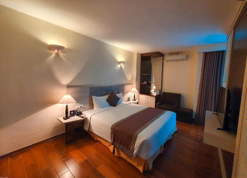 Двухместный (Номер с кроватью размера «king-size» и видом на море), Muong Thanh Dien Chau Hotel