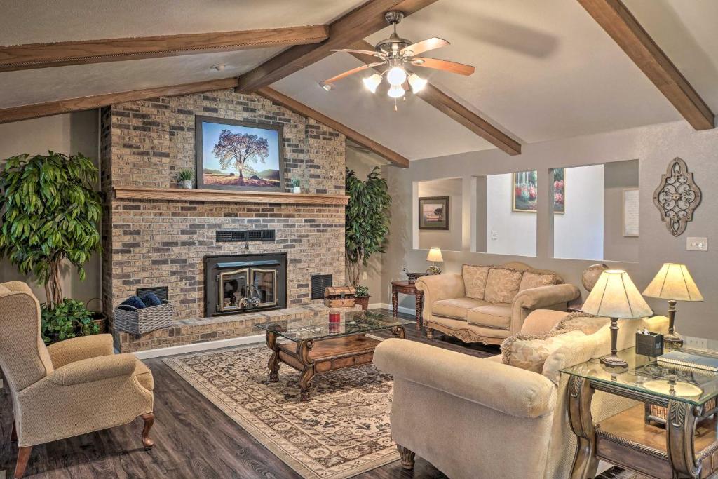Waterfront Hollister Retreat with Dock and Game Room! photo 4