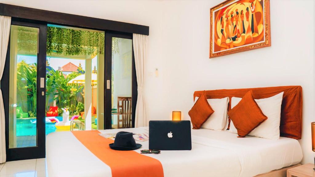 Двухместный (Двухместный номер с 1 кроватью и видом на бассейн), Bahana Guest House by Madhava