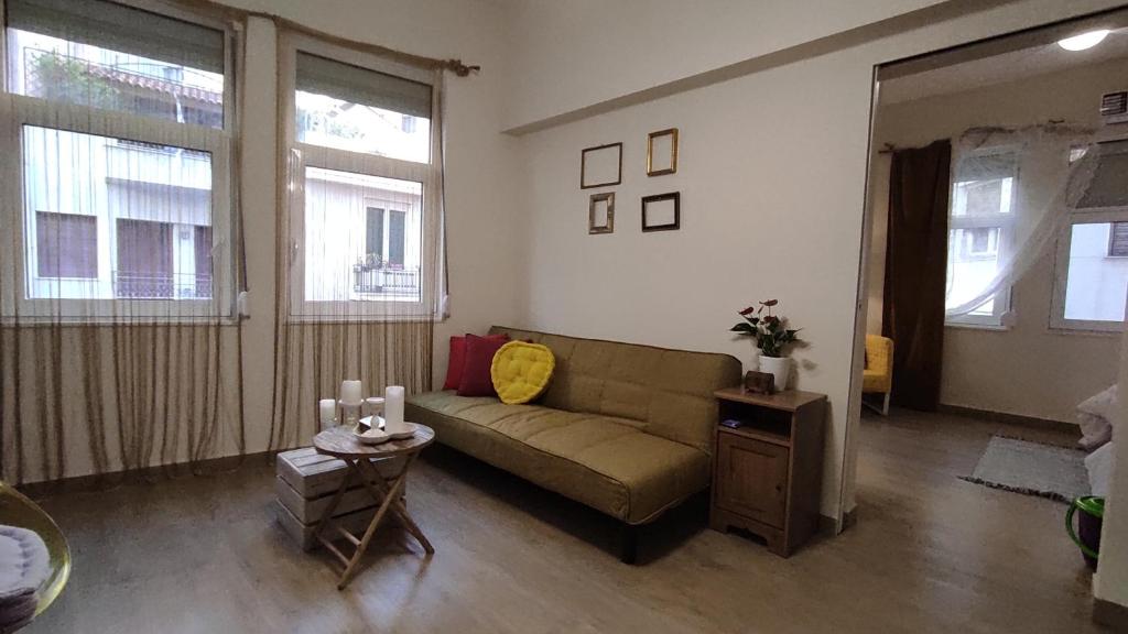 Апартаменты (Апартаменты с 1 спальней), Athens Living room