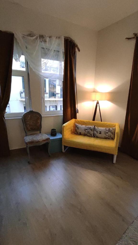 Апартаменты (Апартаменты с 1 спальней), Athens Living room