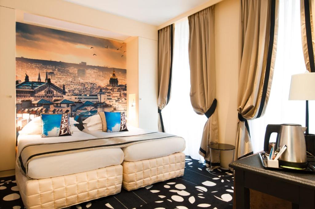 Двухместный (Двухместный номер с 2 отдельными кроватями), Hotel Ile de France Opéra