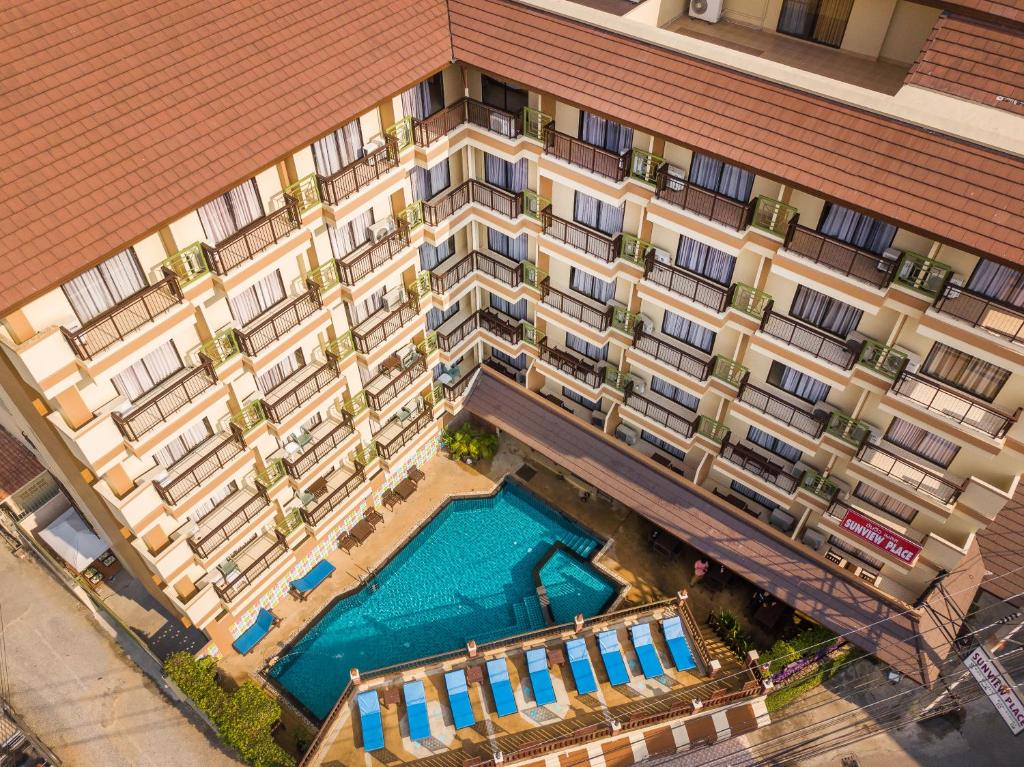 Двухместный (Двухместный номер с 1 кроватью и видом на бассейн), Sunview Place