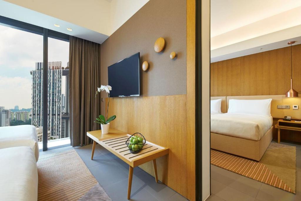 Двухместный (Смежный номер), Oasia Hotel Downtown, Singapore by Far East Hospitality