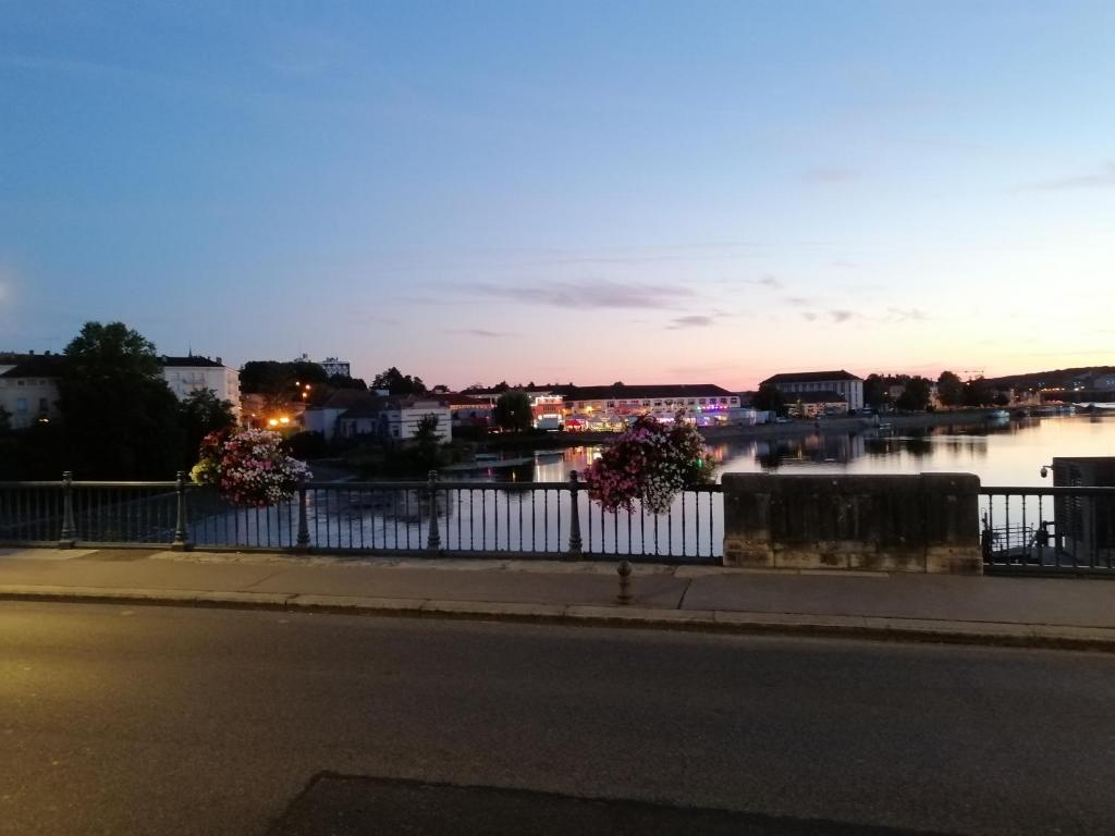 Gray centre ville avec vue sur Saône photo 2