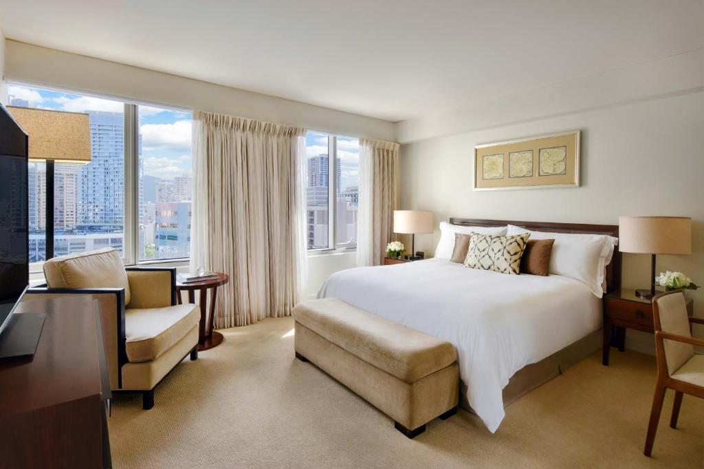 Двухместный (Улучшенный номер-студия с видом на город), Trump International Hotel Waikiki