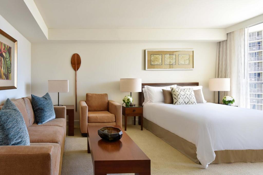 Четырехместный (Номер-студио Делюкс с видом на город), Trump International Hotel Waikiki