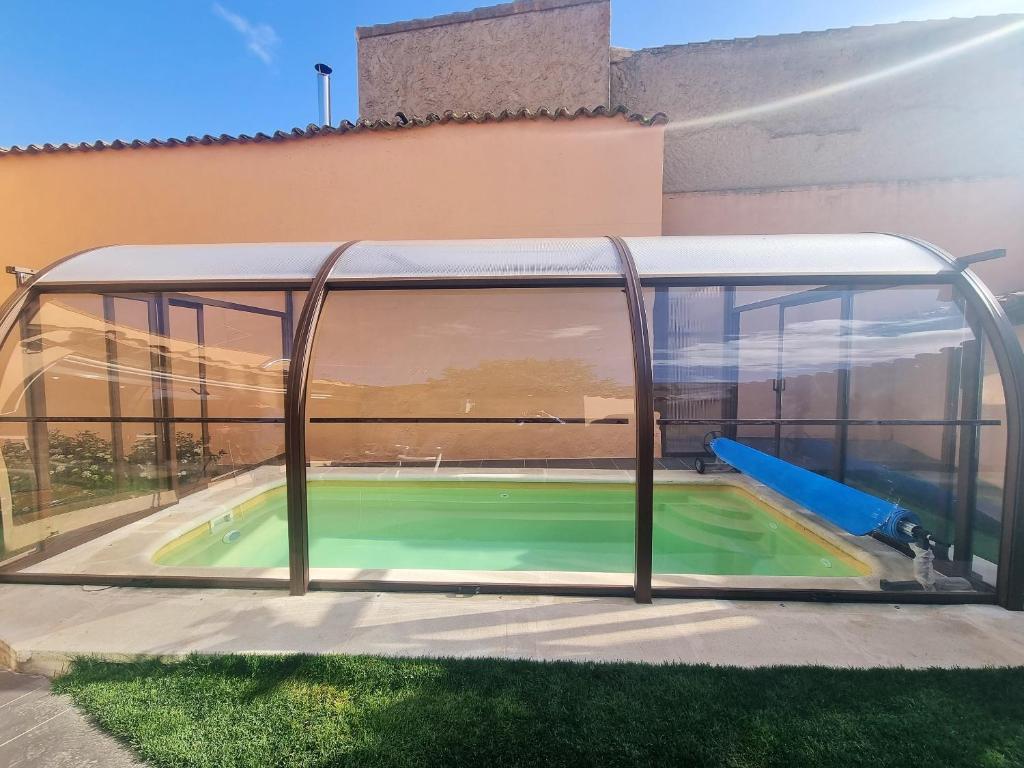3 bedrooms villa with private pool enclosed garden and wifi at Pajares de la Lampreana photo 1