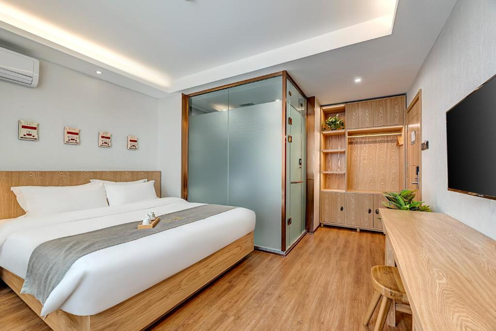 Двухместный (Двухместный номер Делюкс с 1 кроватью), Happy Dragon Saga Hotel Beijing Tian'AnMen Forbidden City