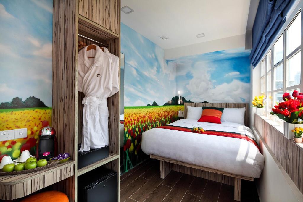 Двухместный (Представительский номер с кроватью размера «queen-size»), Hotel Clover The Arts