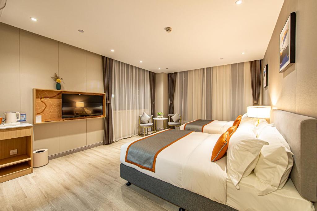 Семейный (Family Room (include 1 breakfast only)), Joyful star Hotel Pu Dong Airport WanXia