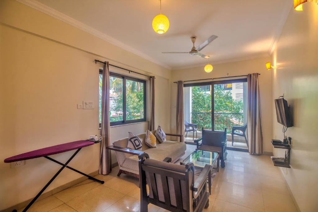 Апартаменты (Апартаменты с 2 спальнями), Amazing Candolim Apartments