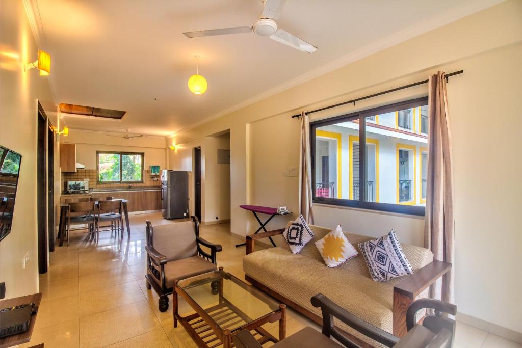 Апартаменты (Апартаменты с 2 спальнями), Amazing Candolim Apartments