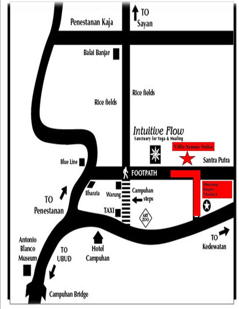 Vss-ubud Ricefield -ac-3bd-3bth-pool-b&b-internet - Tap to explore photos