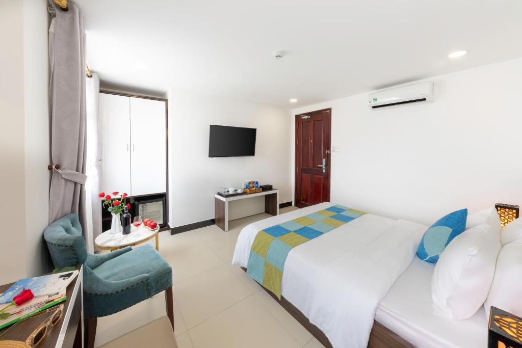 Двухместный (Номер Делюкс с кроватью размера «king-size»), Phuc Thanh Luxury Hotel