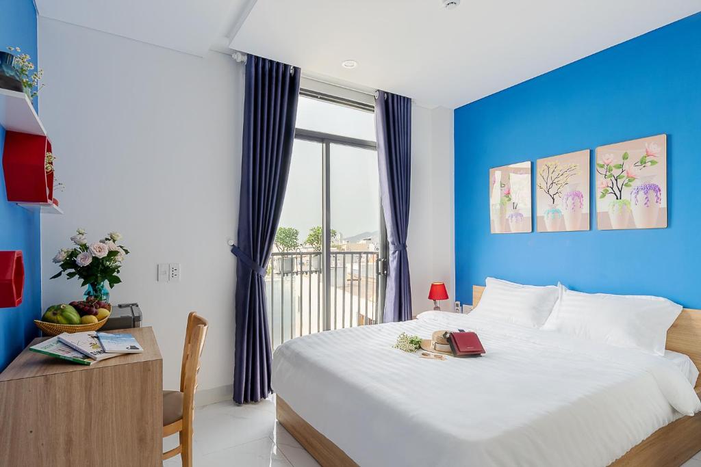 Двухместный (Двухместный номер с 1 кроватью и балконом), Harmony Homestay Дананг