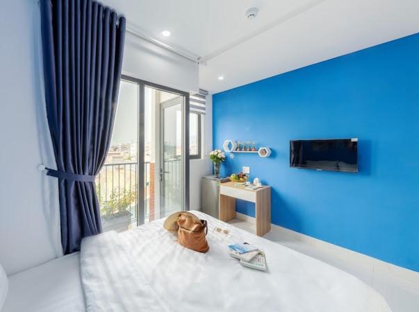 Двухместный (Двухместный номер с 1 кроватью и балконом), Harmony Homestay Дананг