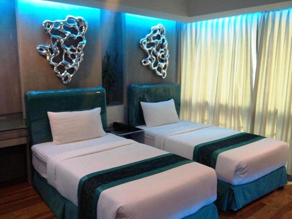 Двухместный (Двухместный номер Делюкс с 2 отдельными кроватями), Blutique Hotel