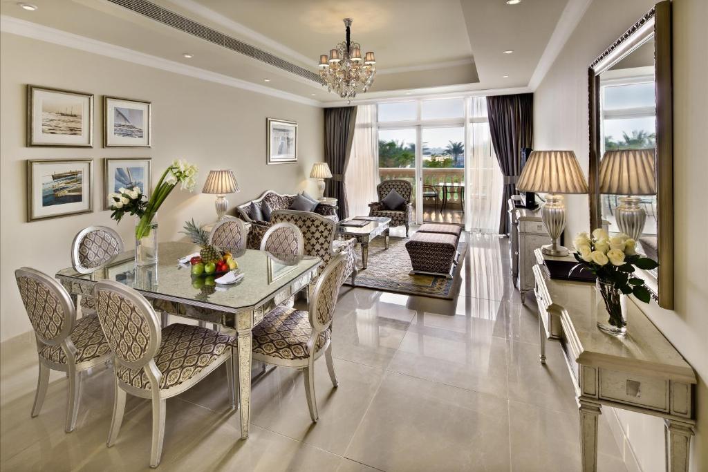 Апартаменты (Семейные апартаменты с 3 спальнями), Курортный отель Kempinski Hotel & Residences Palm Jumeirah