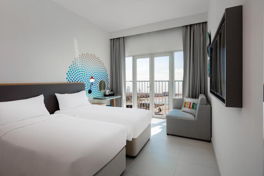 Двухместный (Номер Rover - Скидка до 20% в аутлетах La Mer), Отель Rove La Mer Beach