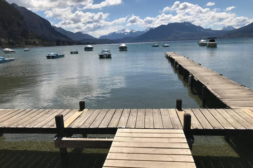 CHEZ JACQUES - terrasse avec vue lac et montagne photo 2