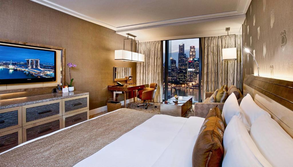 Двухместный (Номер Делюкс с кроватью размера «king-size», вид на город), Marina Bay Sands