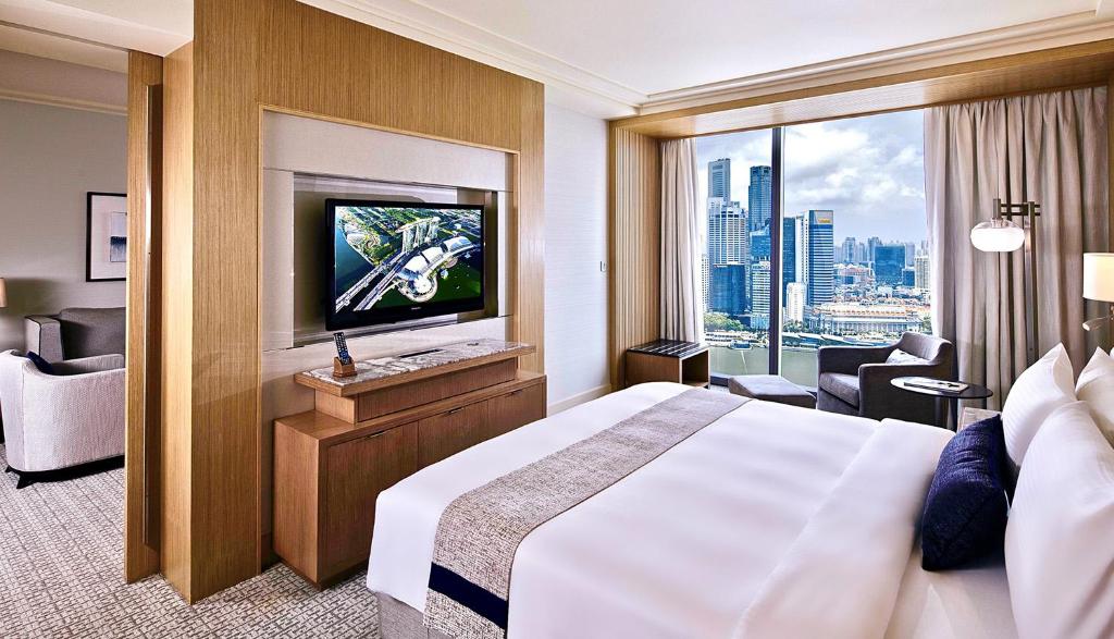 Двухместный (Люкс «Орхидея» с видом на город), Marina Bay Sands