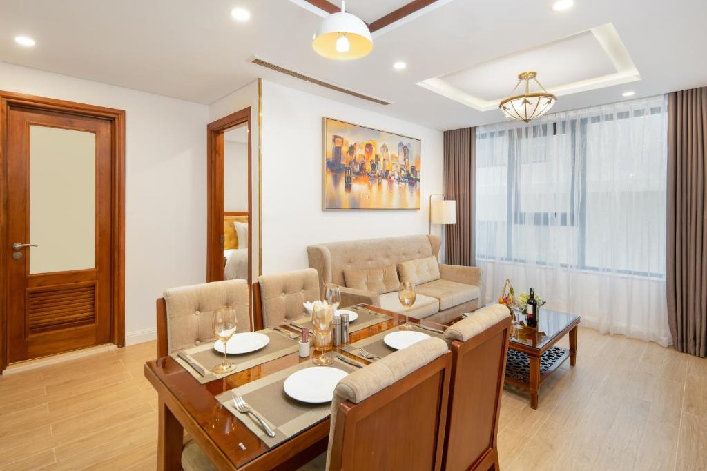Апартаменты (Апартаменты с 2 спальнями (для 3 взрослых)), Paris Deli Danang Beach Hotel