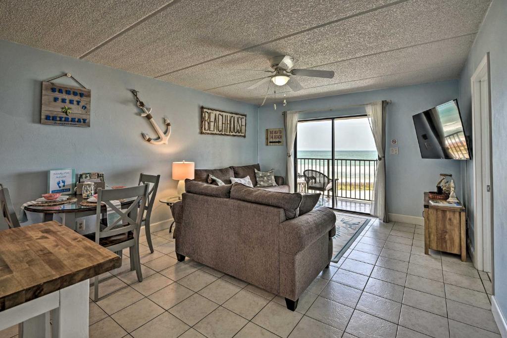 Oceanfront Ormond Beach Getaway with Balcony! photo 3