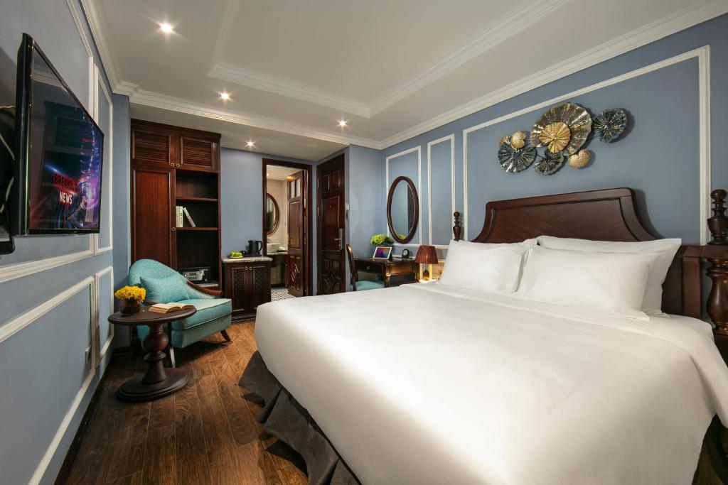 Двухместный (Двухместный номер Делюкс с 1 кроватью), Romantique Hotel De Hanoi