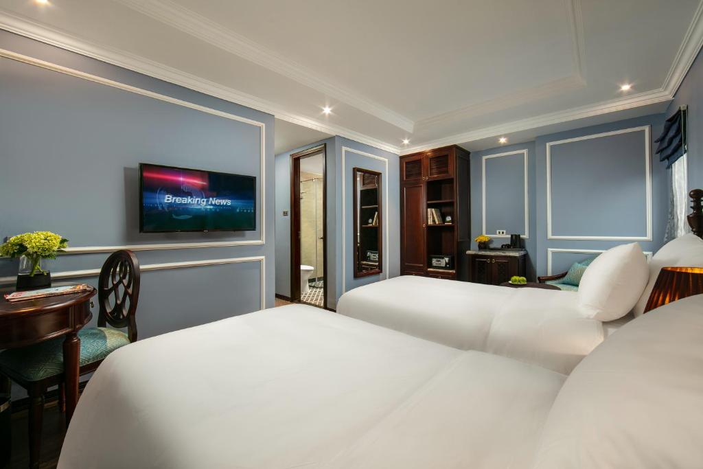 Двухместный (Двухместный номер Делюкс с 2 отдельными кроватями), Romantique Hotel De Hanoi