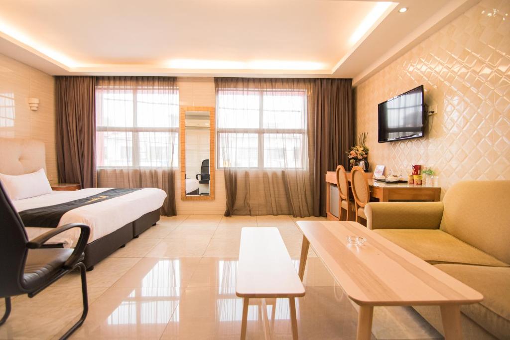 Двухместный (Двухместный номер Делюкс с 1 кроватью), Suwara Hotel Kepong
