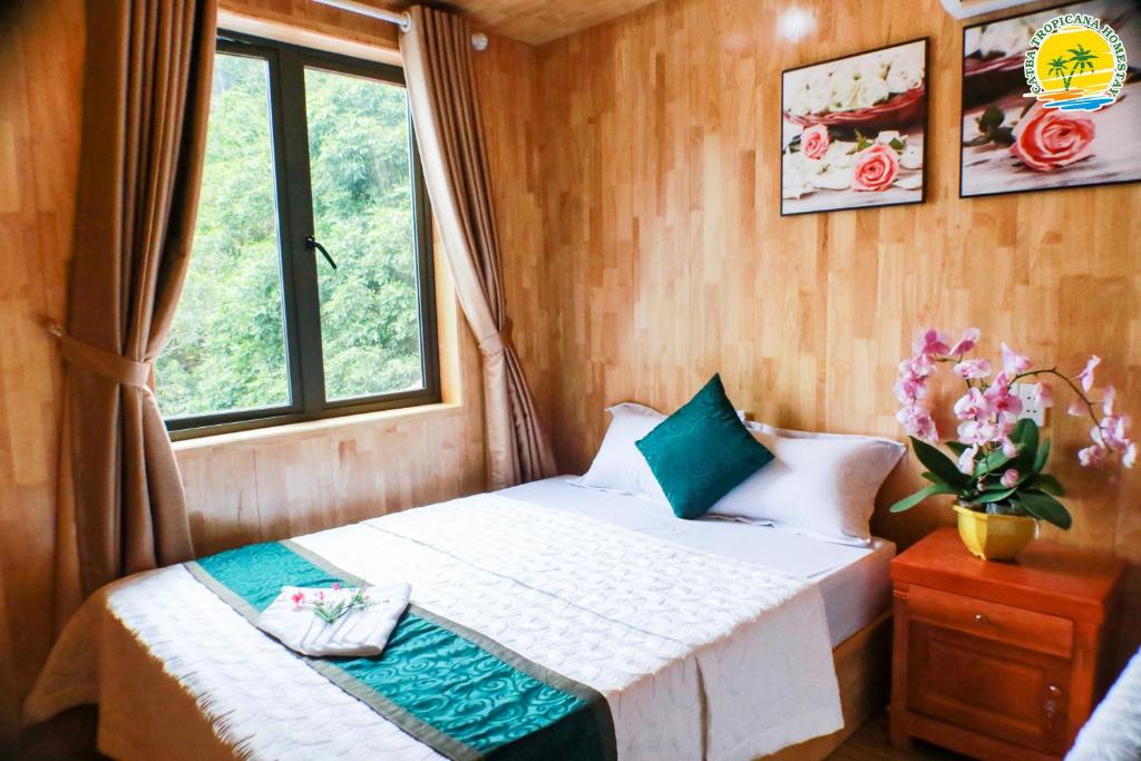 Двухместный (Номер с кроватью размера «king-size» и видом на горы), Cát Bà Vintage Homestay