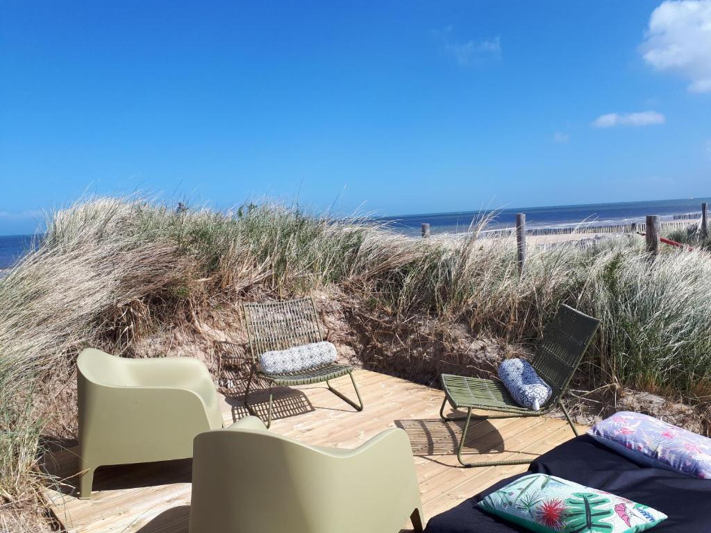 sangatte " Les Terrasses" maison front de mer Les pieds dans l'eau pleine de charme Cap Blanc Nez Côte d'Opale photo 2