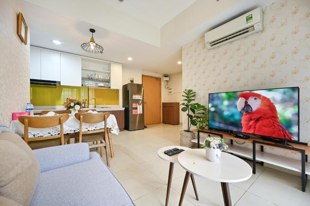 High Class 2 Bedrooms Masteri Thao Dien Apartment, Fully Furnished With Full Amenities