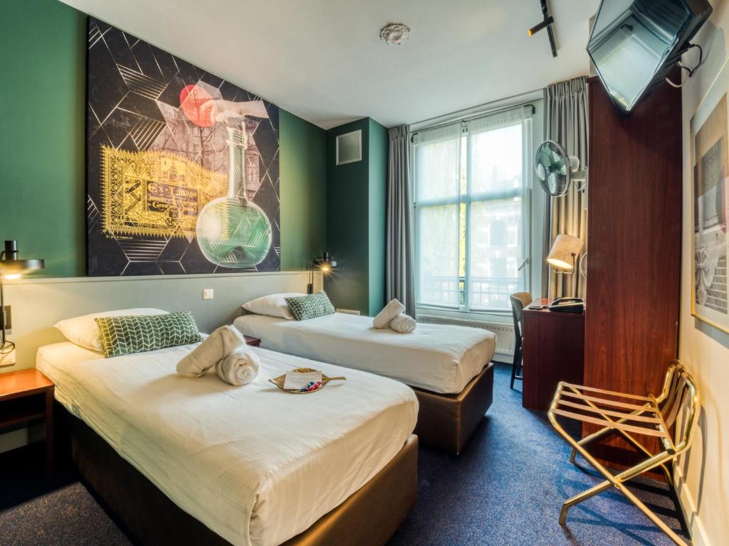 Двухместный (Двухместный номер с 2 отдельными кроватями), Hotel Alexander