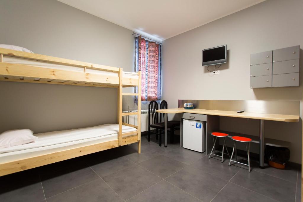 Четырехместный (Четырехместный номер с общей ванной комнатой), Hostel Siennicka