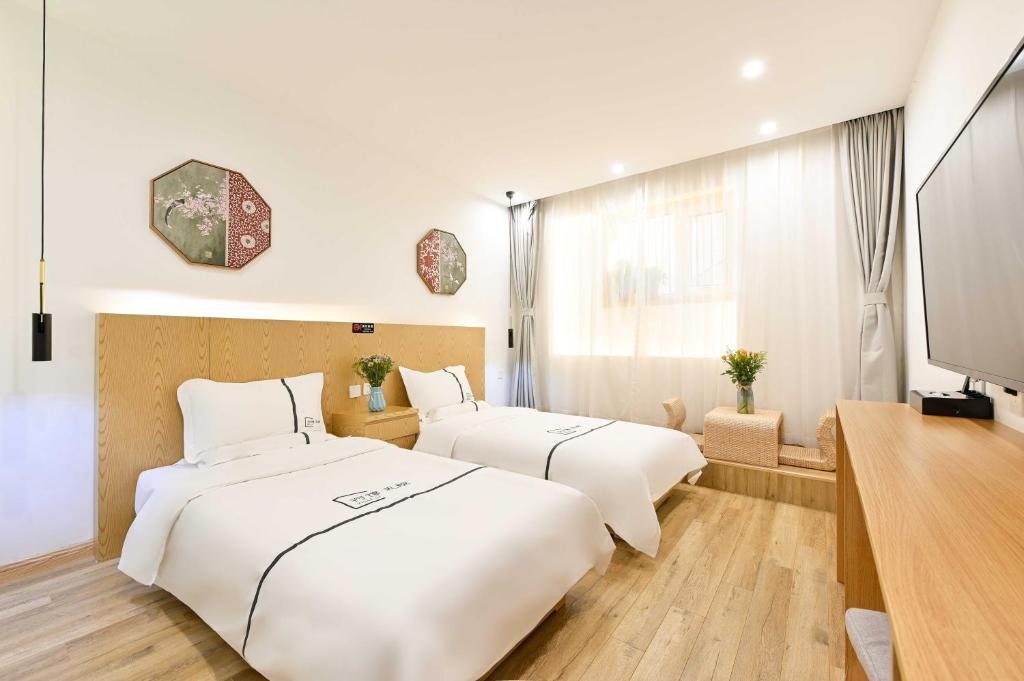 Двухместный (Li Yuan Deluxe Twin Room), Xiao Yuan Alley Courtyard Hotel