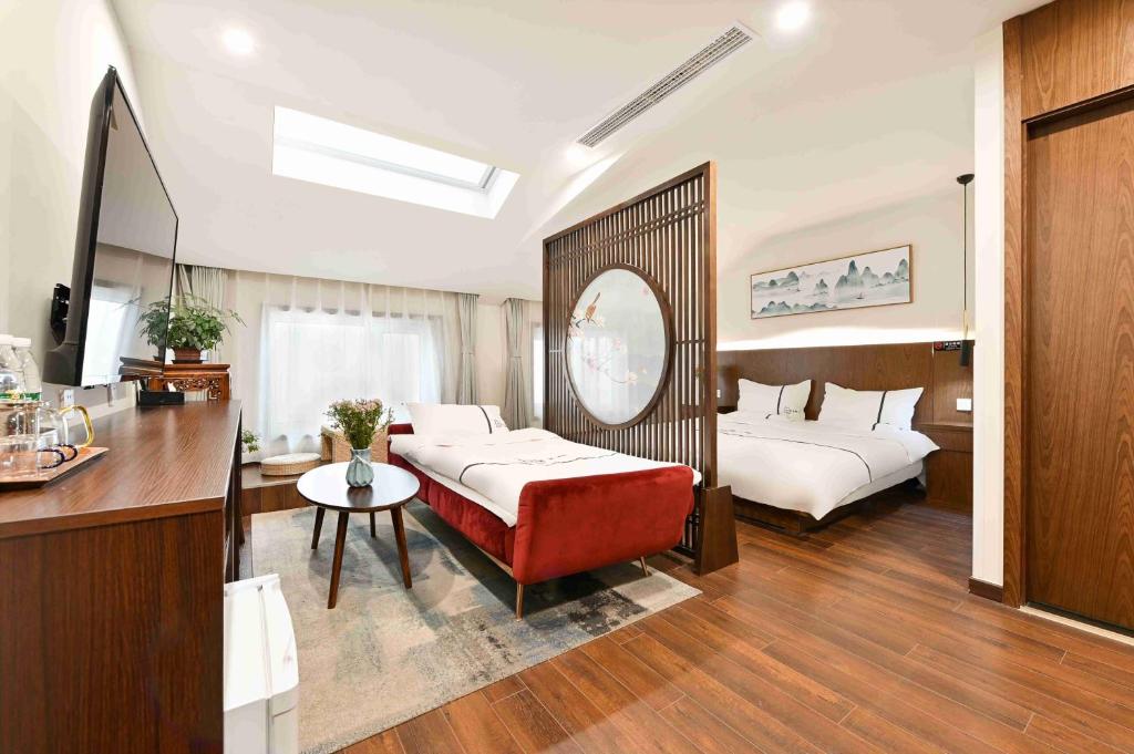 Семейный (Skylight Family Room), Xiao Yuan Alley Courtyard Hotel