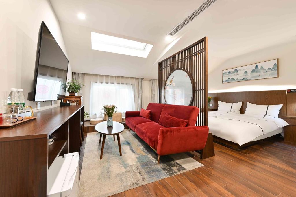 Семейный (Skylight Family Room), Xiao Yuan Alley Courtyard Hotel